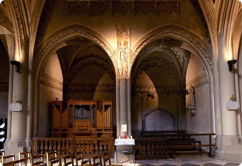 Photo du pillier de la cathédrale